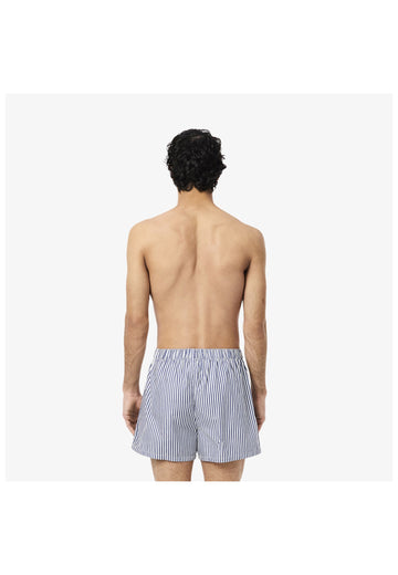 Bekleidung Lacoste Wäsche 100% Baumwolle Blau/Weiß