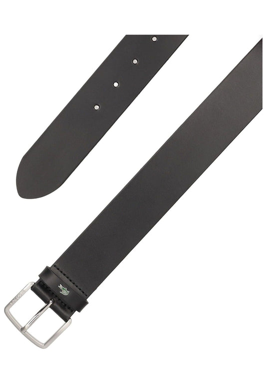 Lacoste Gürtel Leder Schwarz