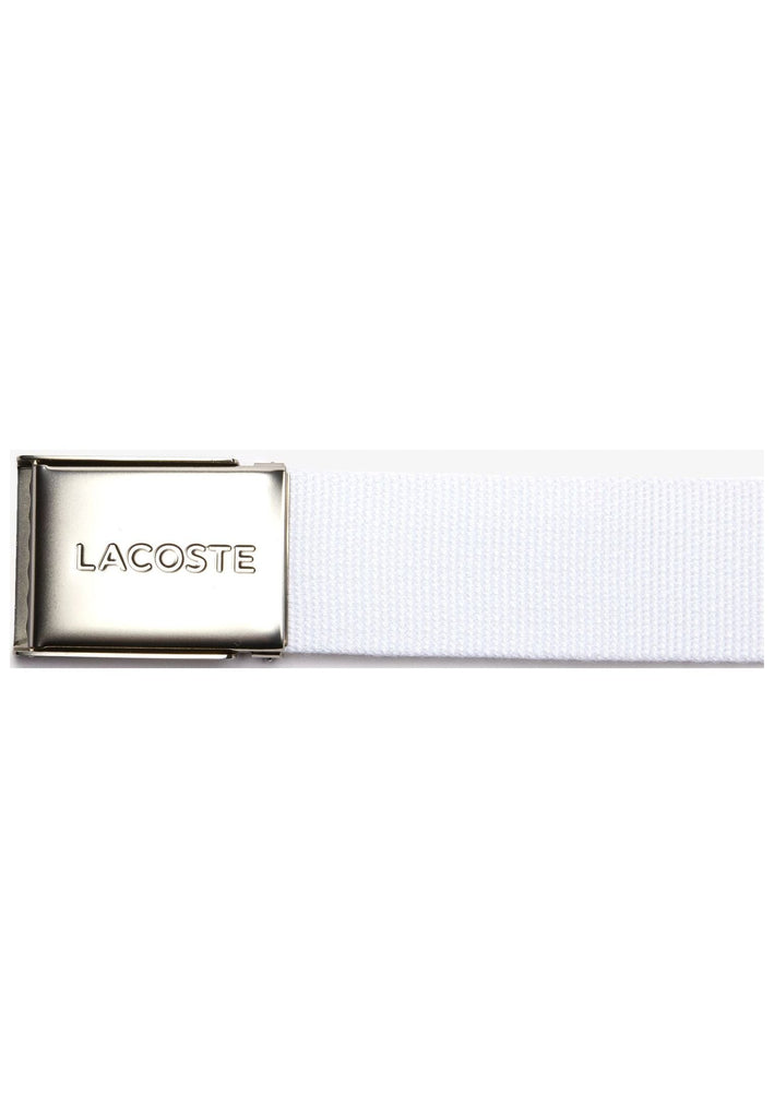 Lacoste Gürtel Textil Weiß