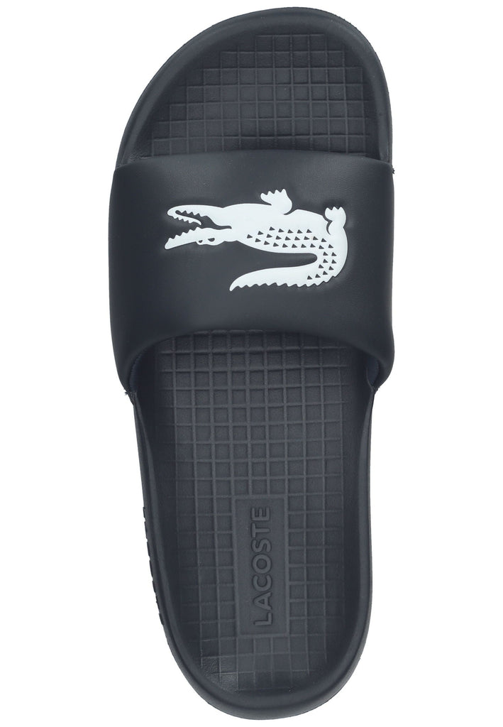 Lacoste Pantoletten Gummi Blau/Weiß