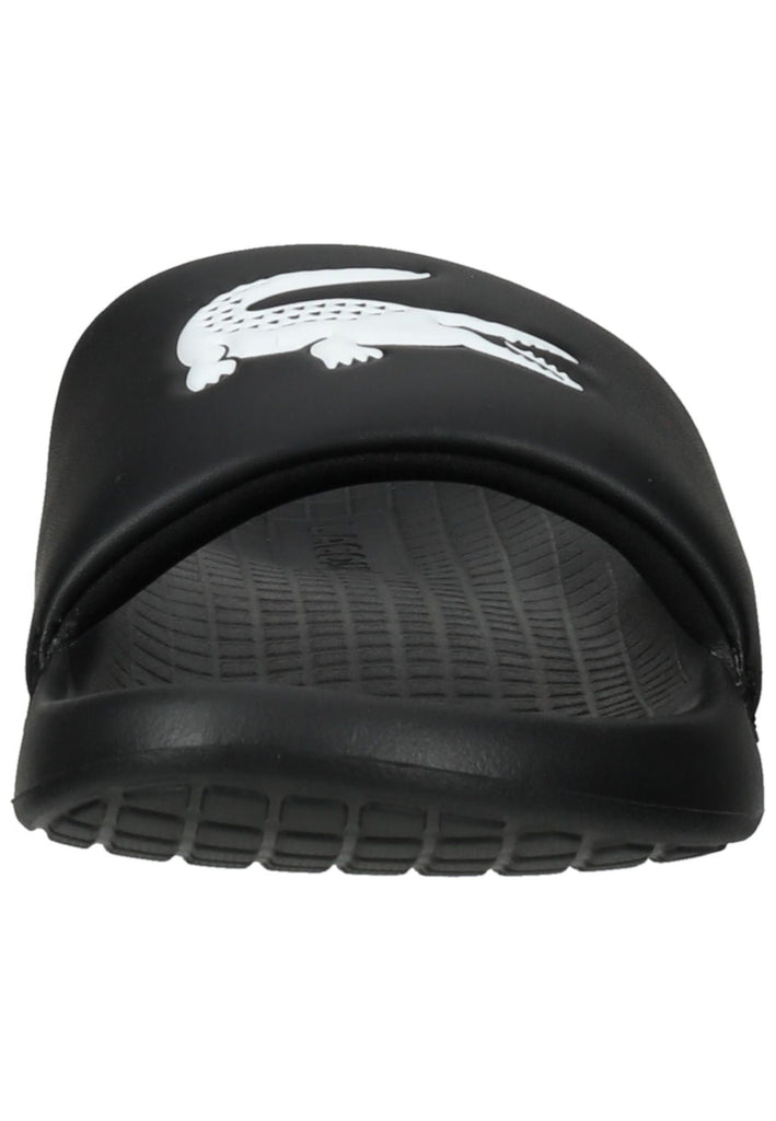 Lacoste Pantoletten Gummi Schwarz/Weiß