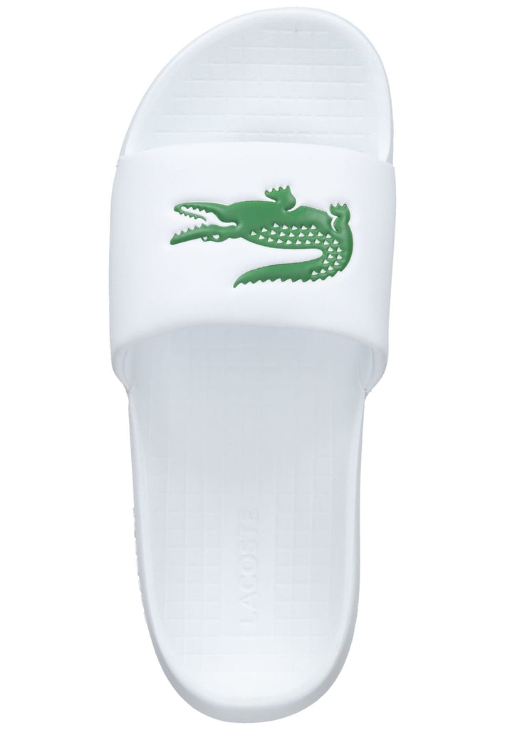 Lacoste Pantoletten Gummi Weiß/Grün