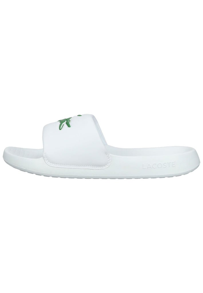 Lacoste Pantoletten Gummi Weiß/Grün