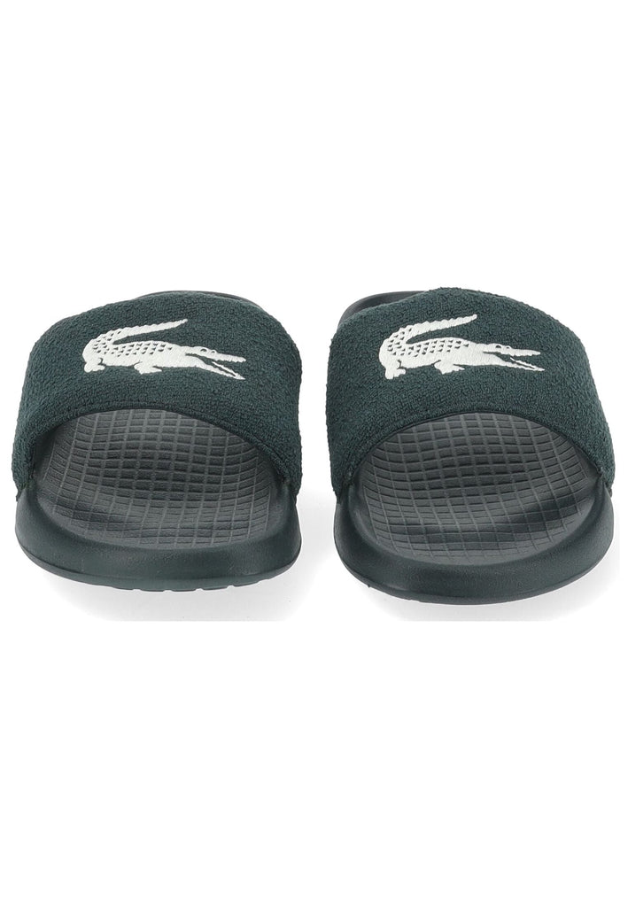 Lacoste Pantoletten Lederimitat Grün