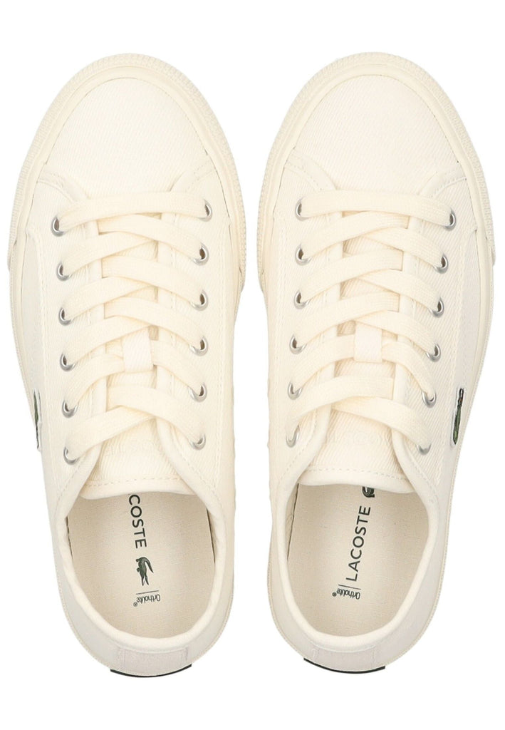 Lacoste Sneaker Baumwolle Creme