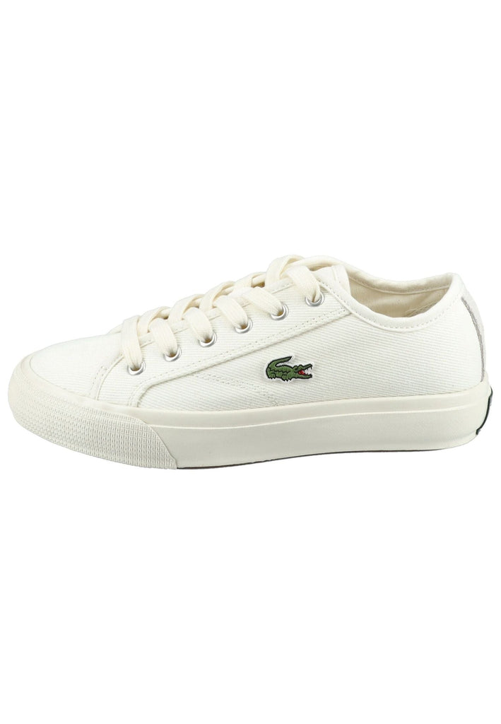 Lacoste Sneaker Baumwolle Creme