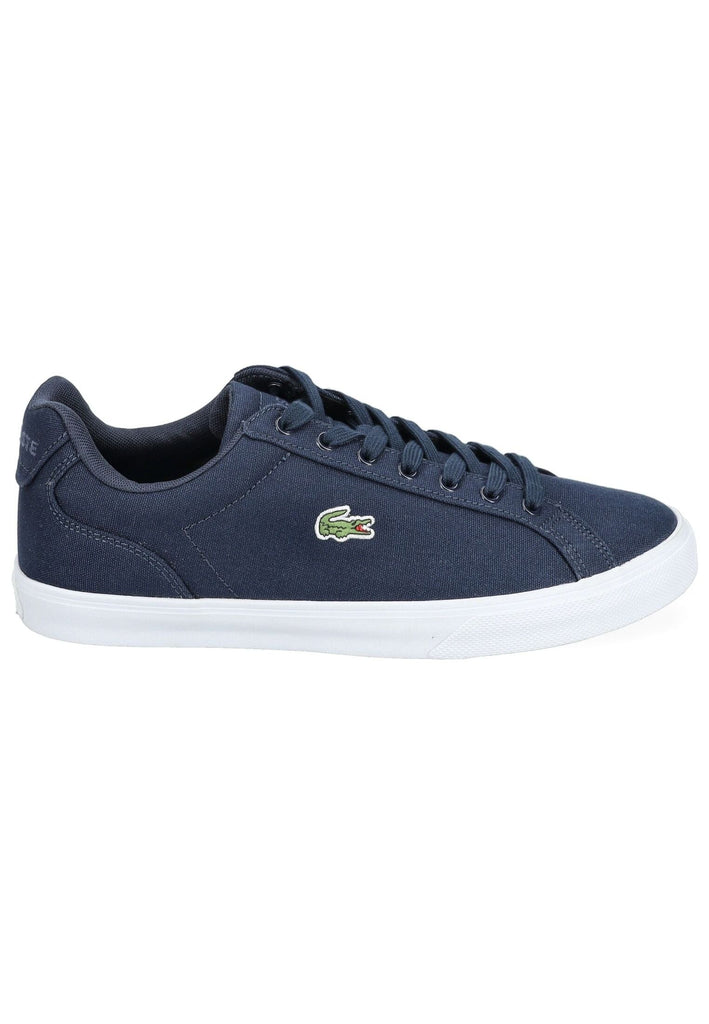 Lacoste Sneaker Baumwolle Navy/Weiß