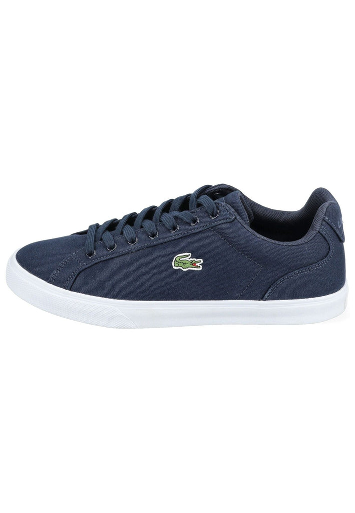 Lacoste Sneaker Baumwolle Navy/Weiß