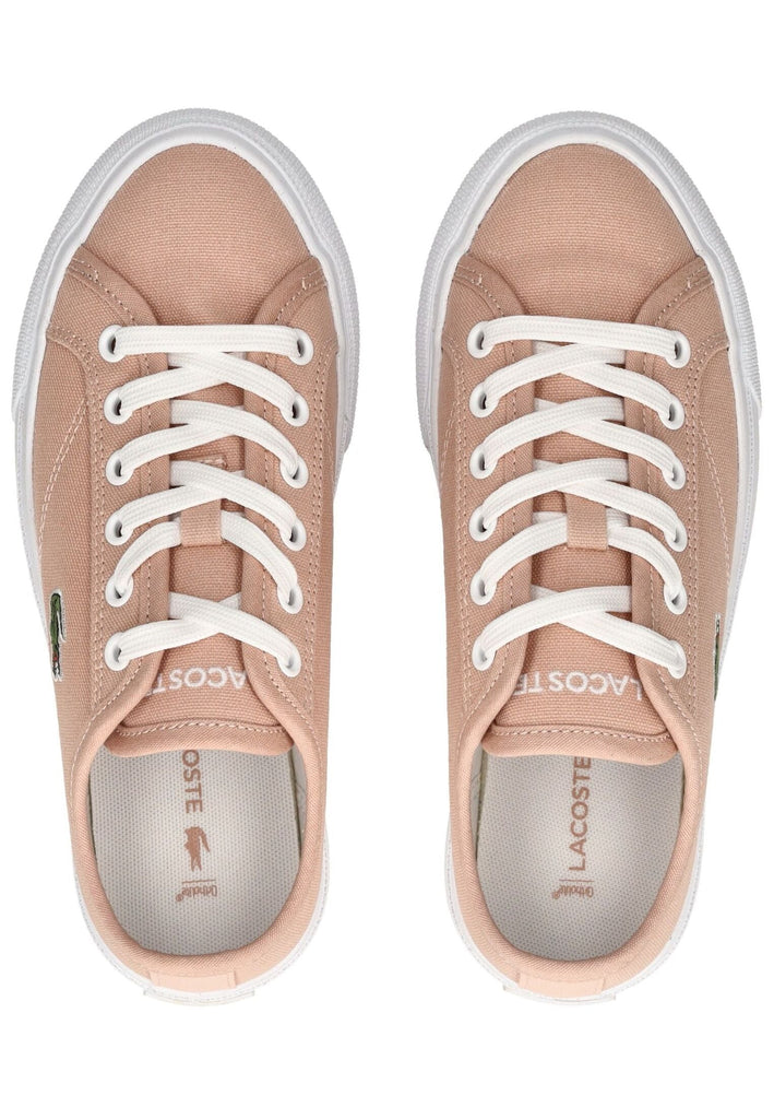 Lacoste Sneaker Baumwolle Pink/Weiß