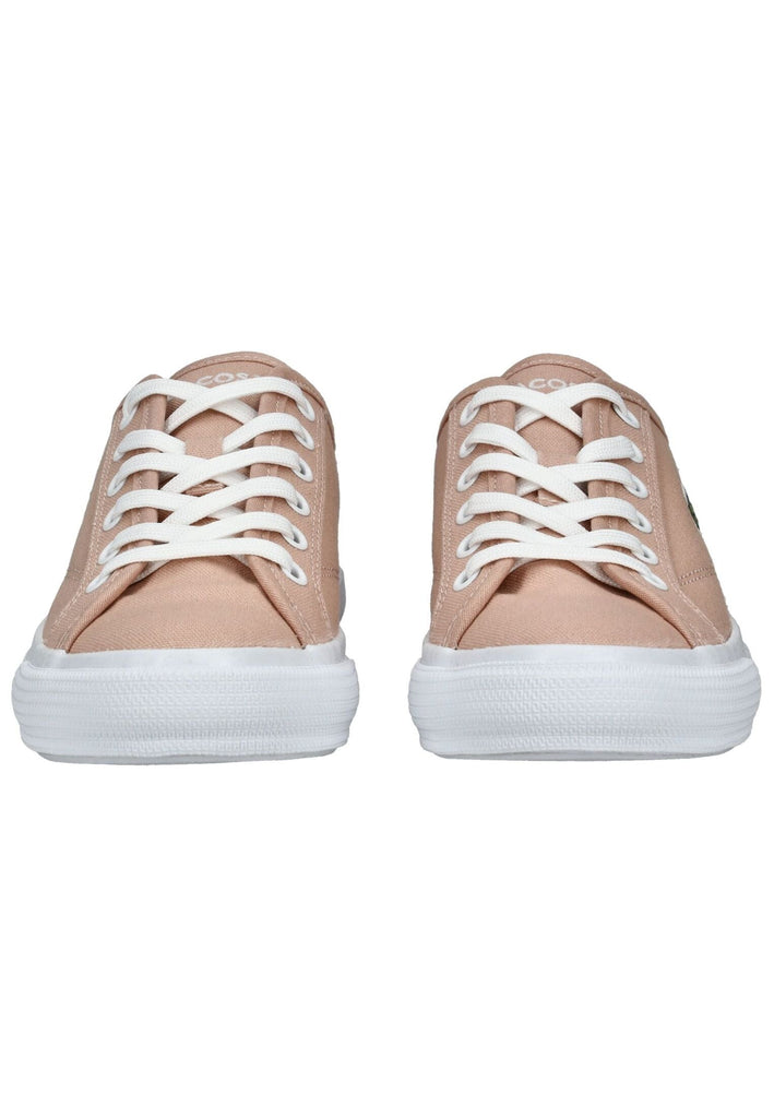 Lacoste Sneaker Baumwolle Pink/Weiß