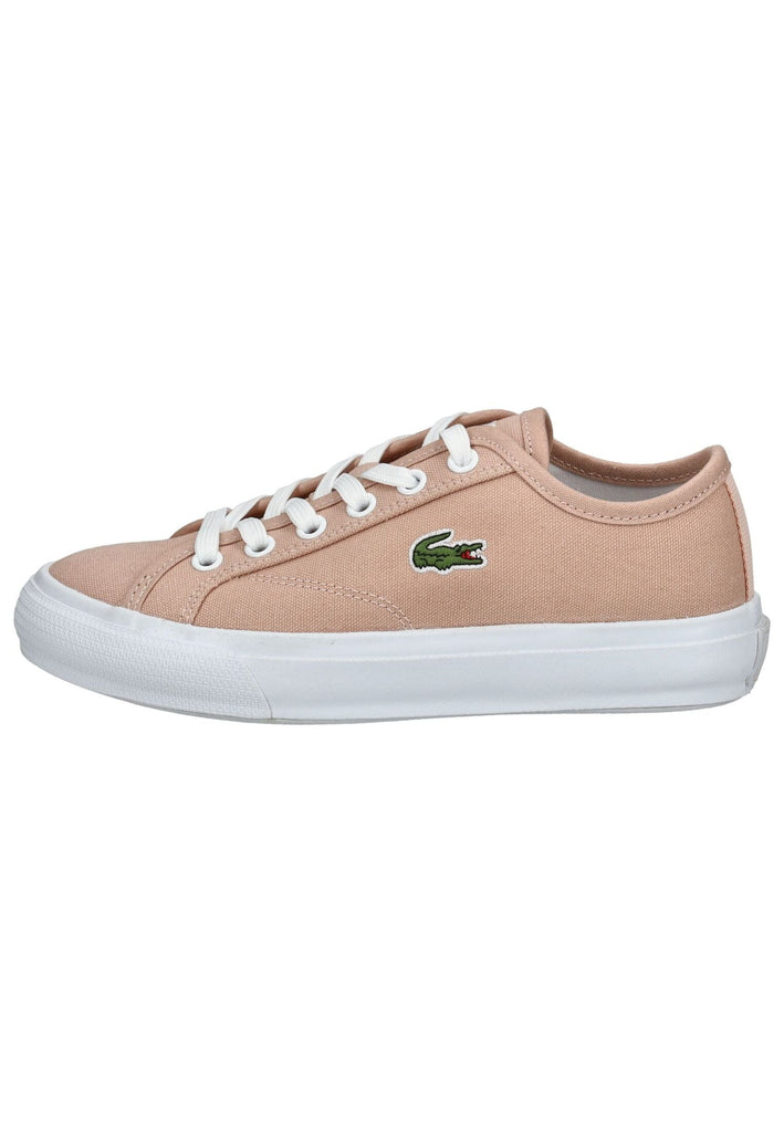 Lacoste Sneaker Baumwolle Pink/Weiß