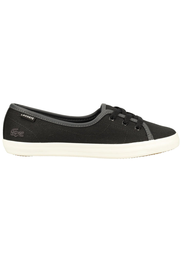 Lacoste Sneaker Canvas Schwarz/Weiß