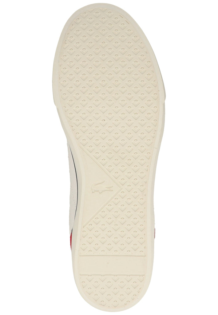 Lacoste Sneaker Canvas Weiß/Navy