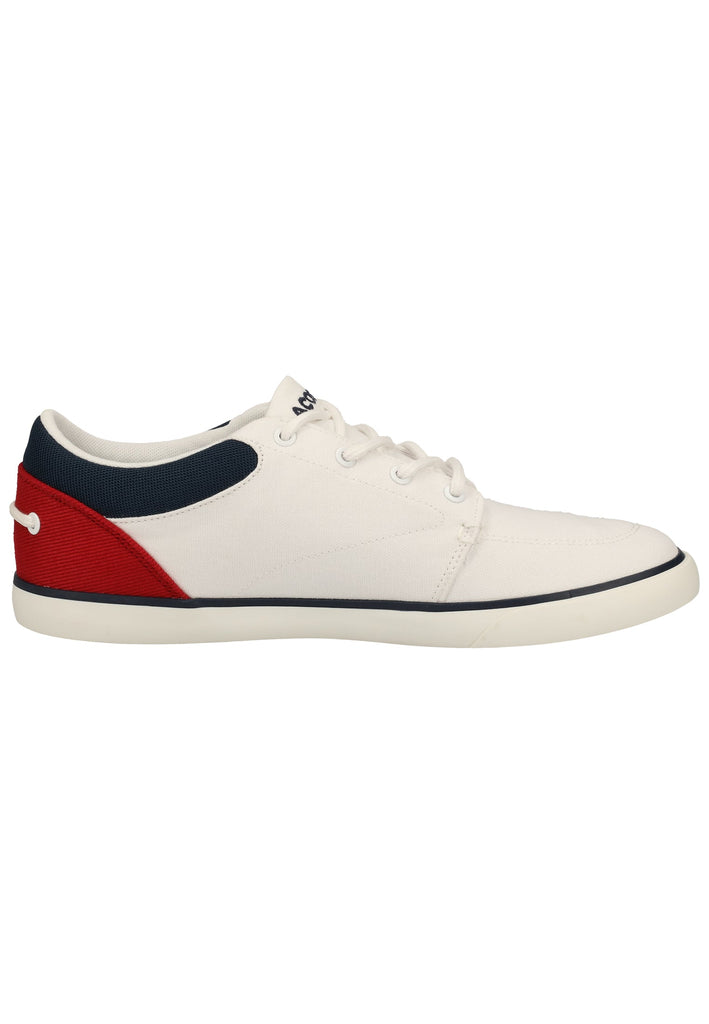Lacoste Sneaker Canvas Weiß/Navy