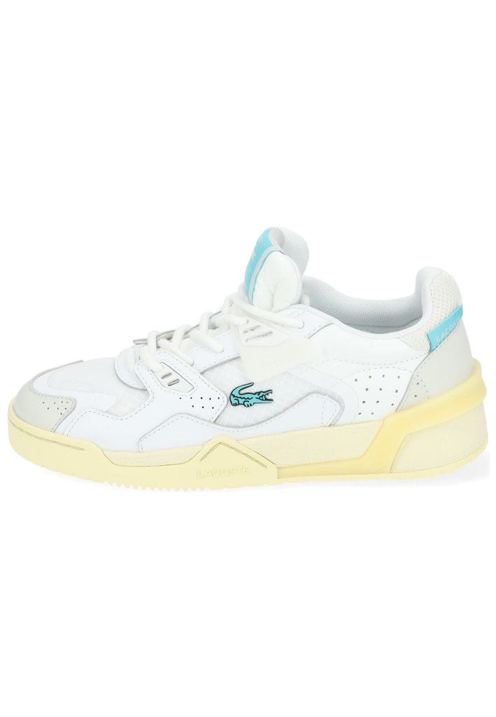 Sneaker Lacoste Sneaker Leder/Synthetik Weiß/Gelb
