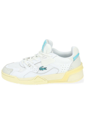 Sneaker Lacoste Sneaker Leder/Synthetik Weiß/Gelb