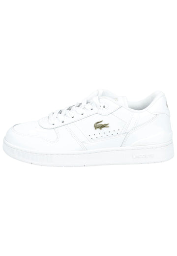 Sneaker Lacoste Sneaker Leder/Synthetik Weiß/Gold