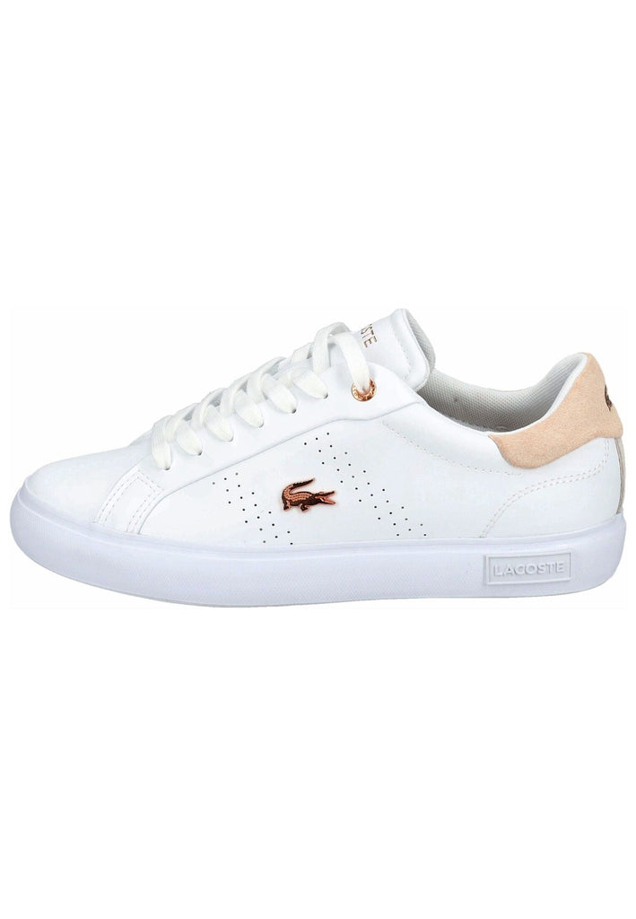 Sneaker Lacoste Sneaker Leder/Synthetik Weiß/Pink