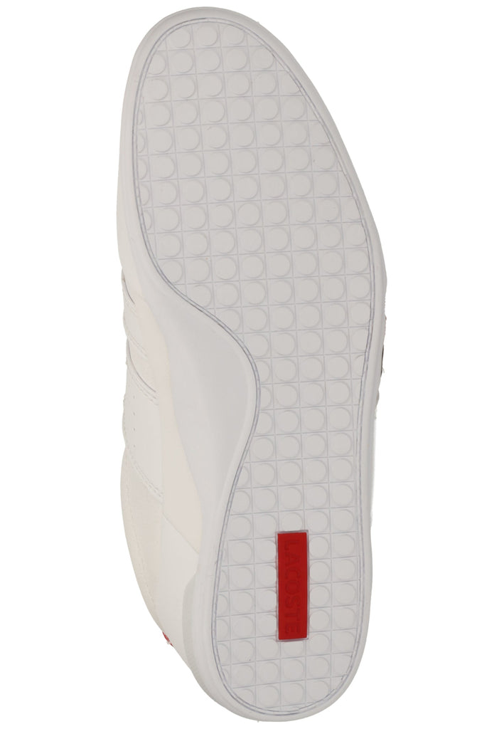 Sneaker Lacoste Sneaker Leder/Synthetik Weiß/Rot