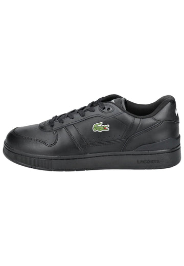 Sneaker Lacoste Sneaker Leder/Textil Schwarz/Schwarz