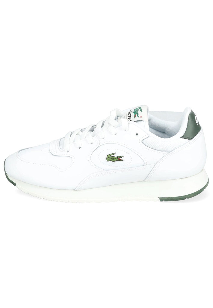 Sneaker Lacoste Sneaker Leder/Textil Weiß/Grün