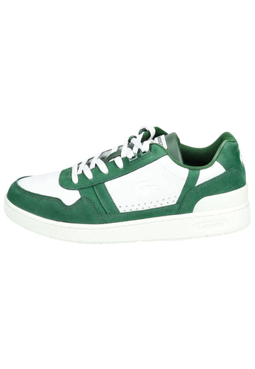 Sneaker Lacoste Sneaker Leder/Textil Weiß/Grün