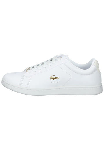 Sneaker Lacoste Sneaker Leder Weiß/Gold