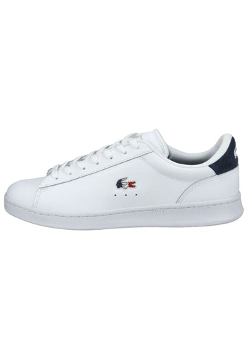 Sneaker Lacoste Sneaker Leder Weiß/Rot