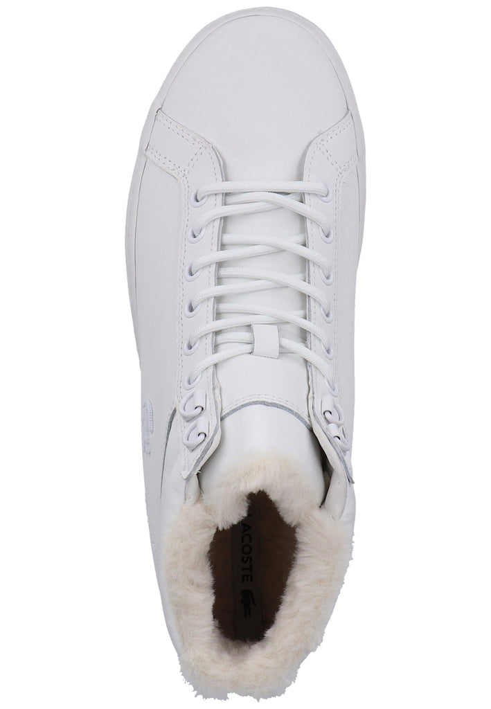 Sneaker Lacoste Sneaker Leder Weiß Warmfutter