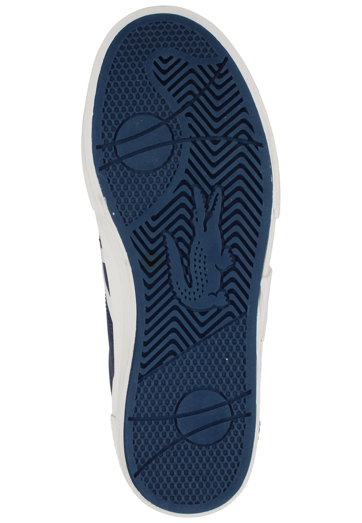 Lacoste Sneaker Leder Blau/Weiß