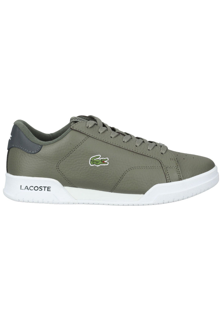Lacoste Sneaker Leder Khaki/Grau
