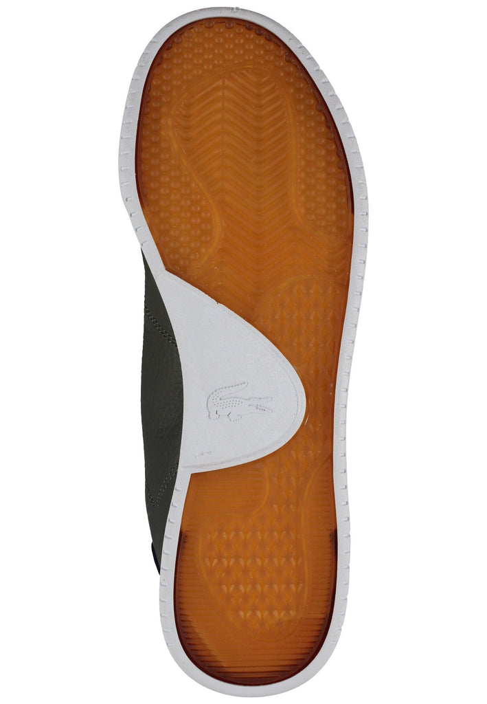Lacoste Sneaker Leder Khaki/Grau
