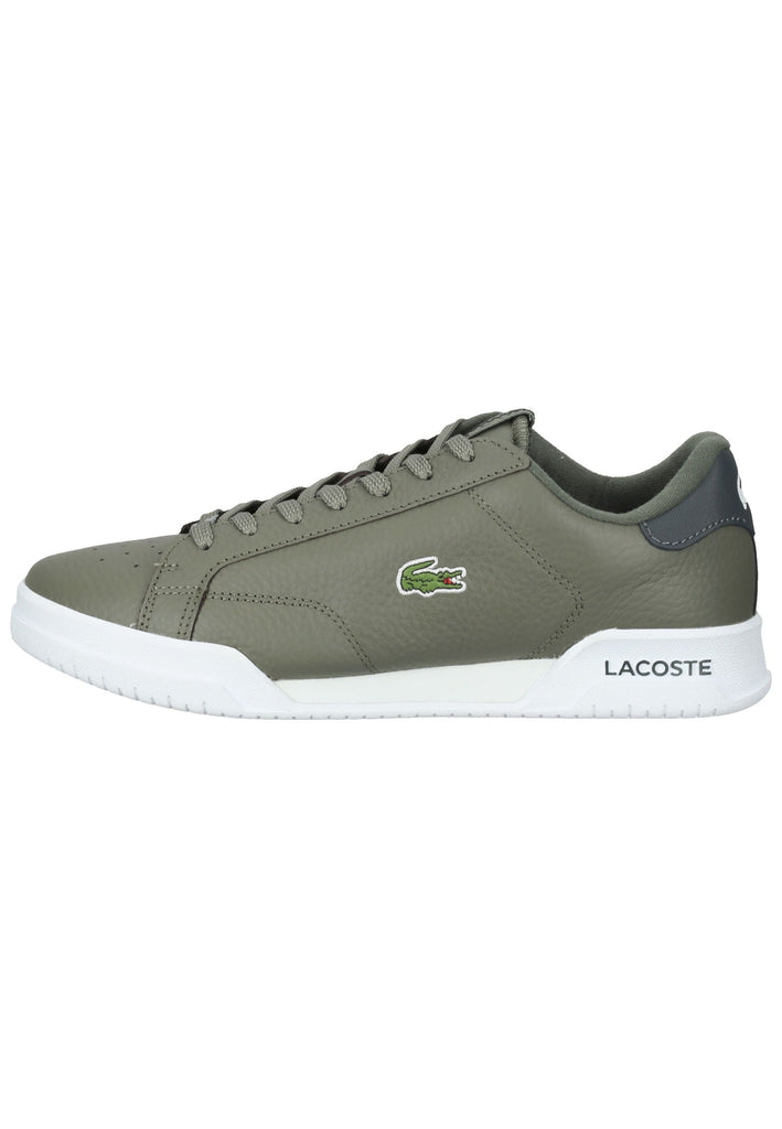 Lacoste Sneaker Leder Khaki/Grau