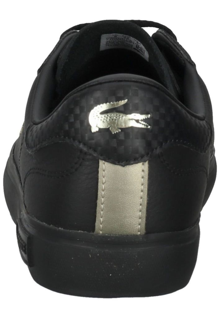 Lacoste Sneaker Leder Schwarz