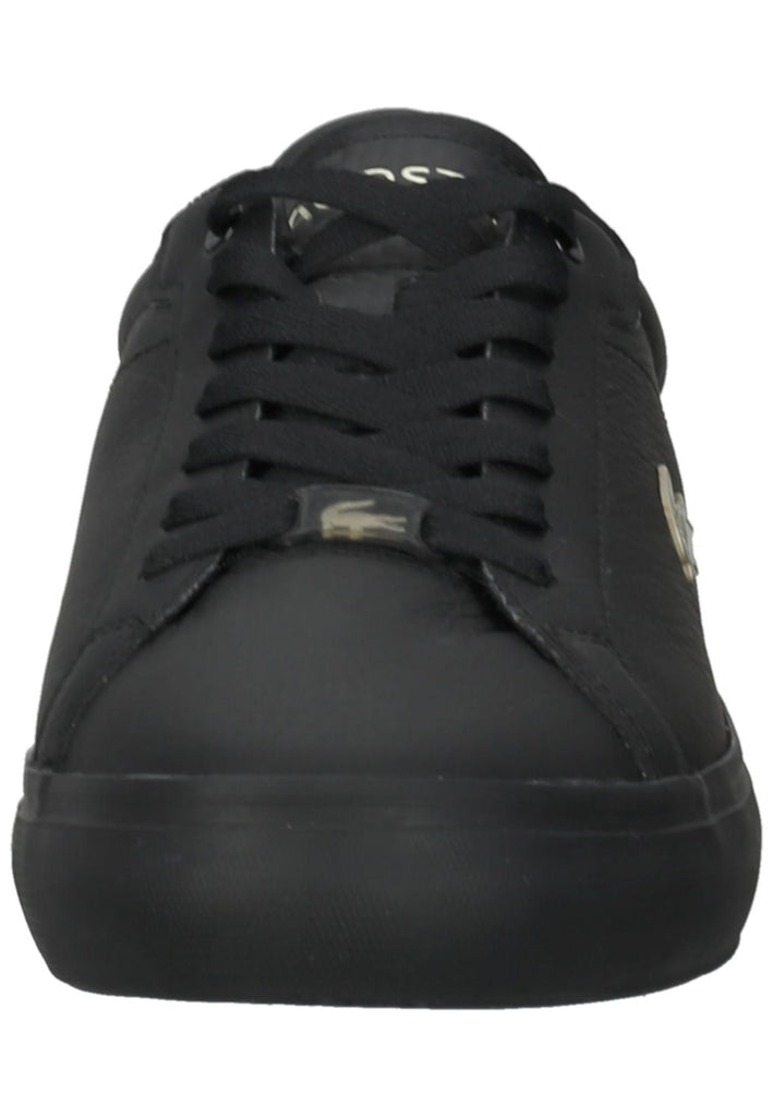 Lacoste Sneaker Leder Schwarz