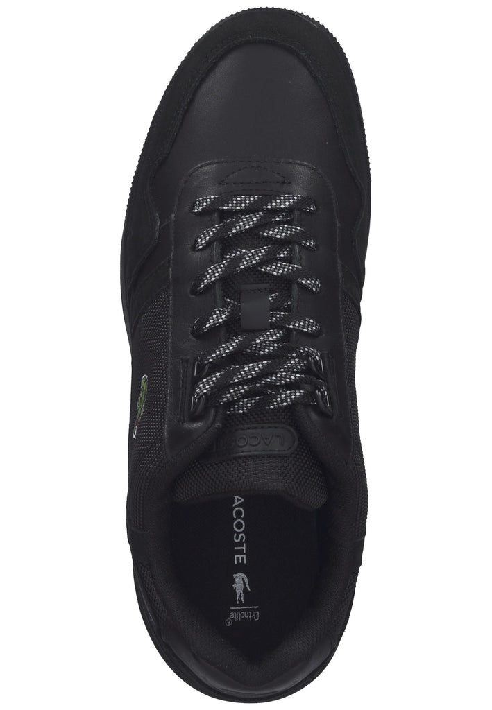 Lacoste Sneaker Leder Schwarz