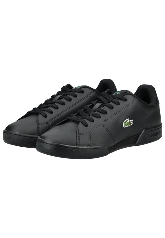 Lacoste Sneaker Leder Schwarz