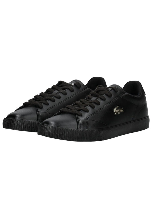 Lacoste Sneaker Leder Schwarz