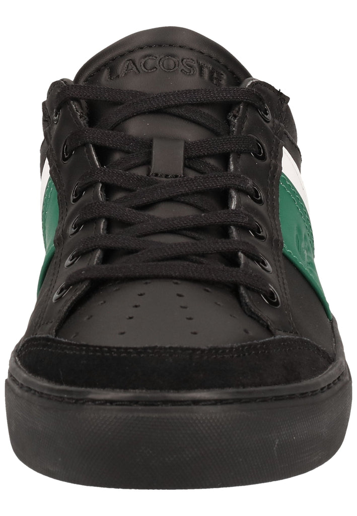 Lacoste Sneaker Leder Schwarz/Grün