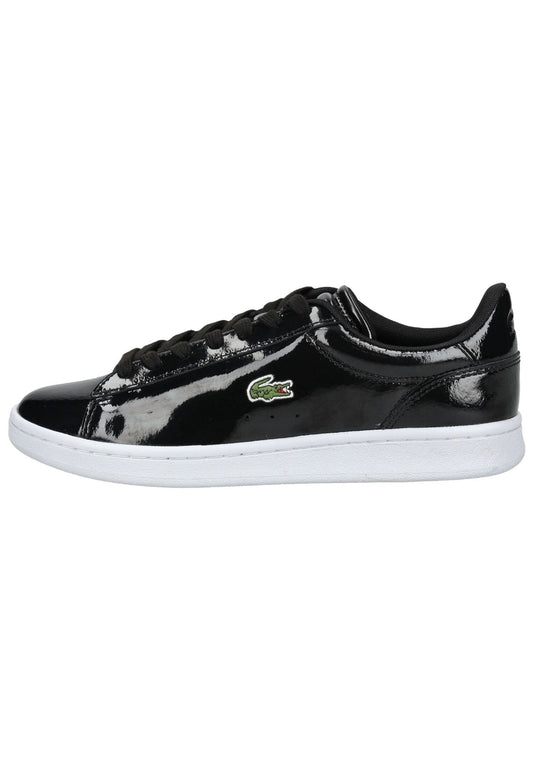 Lacoste Sneaker Leder Schwarz Lack
