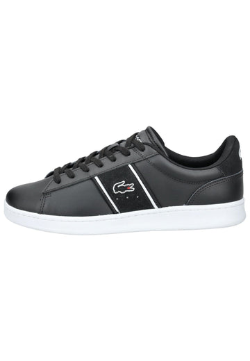 Lacoste Sneaker Leder Schwarz/Weiß