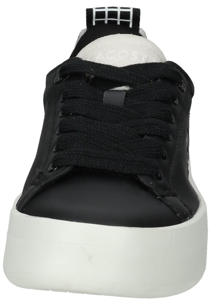 Lacoste Sneaker Leder Schwarz/Weiß