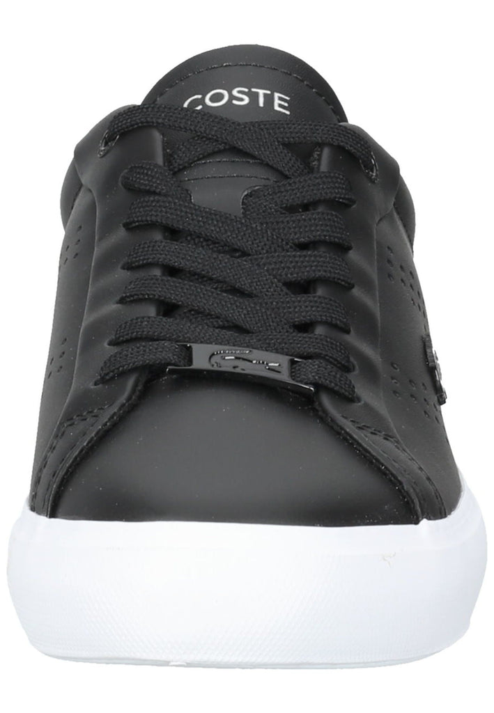 Lacoste Sneaker Leder Schwarz/Weiß