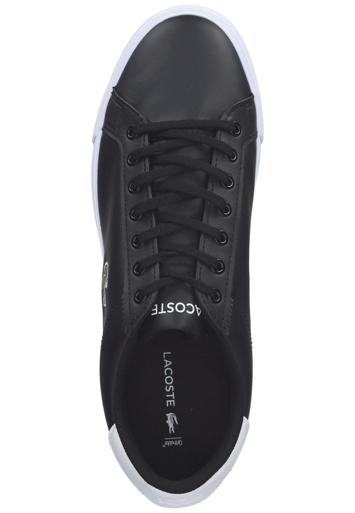 Lacoste Sneaker Leder Schwarz/Weiß