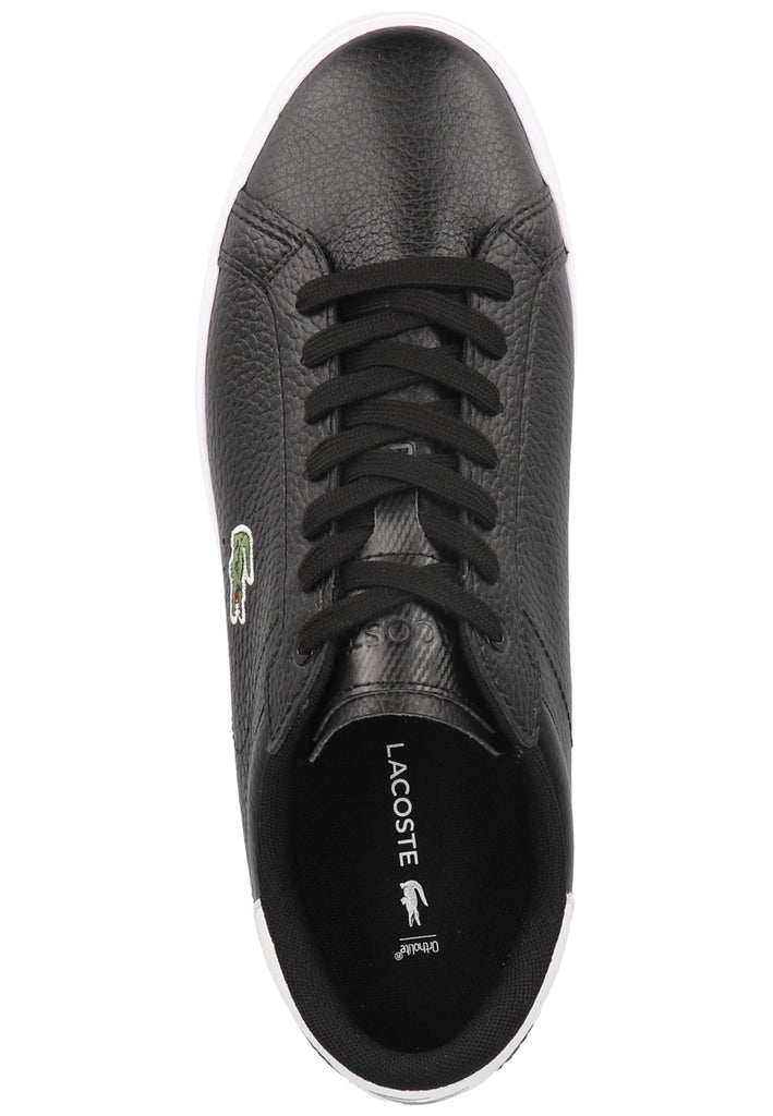 Lacoste Sneaker Leder Schwarz/Weiß