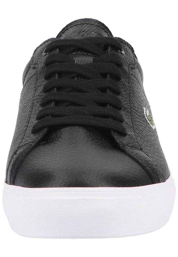 Lacoste Sneaker Leder Schwarz/Weiß