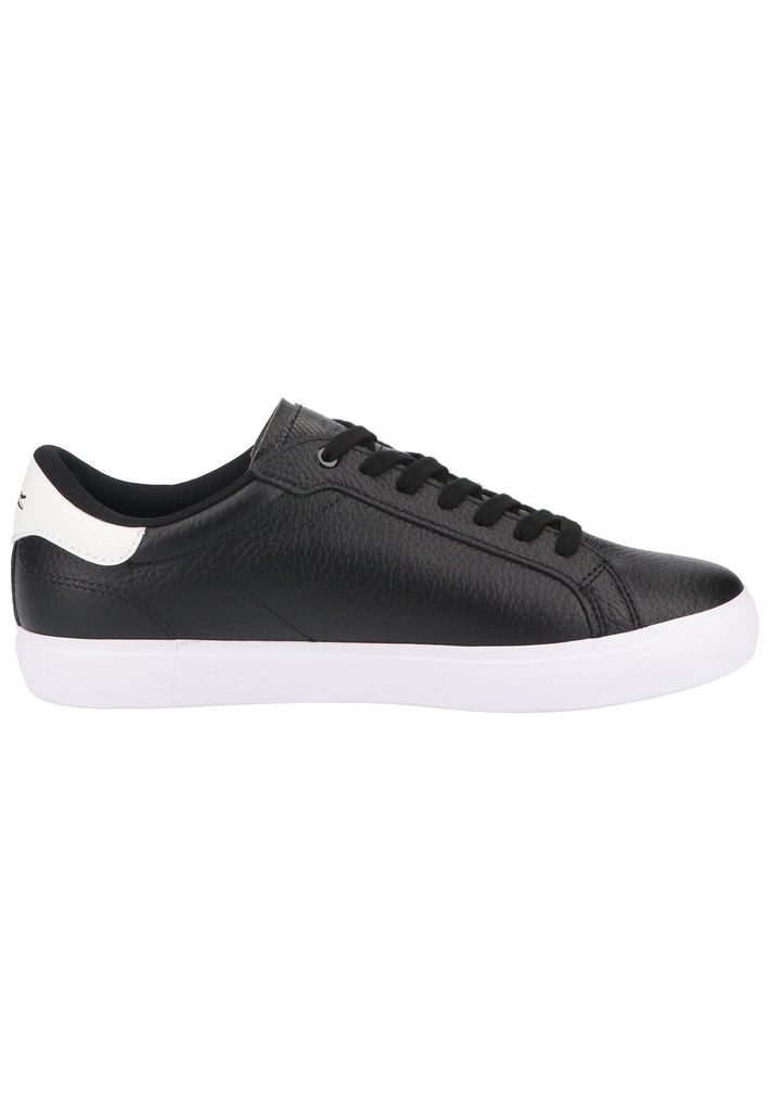 Lacoste Sneaker Leder Schwarz/Weiß