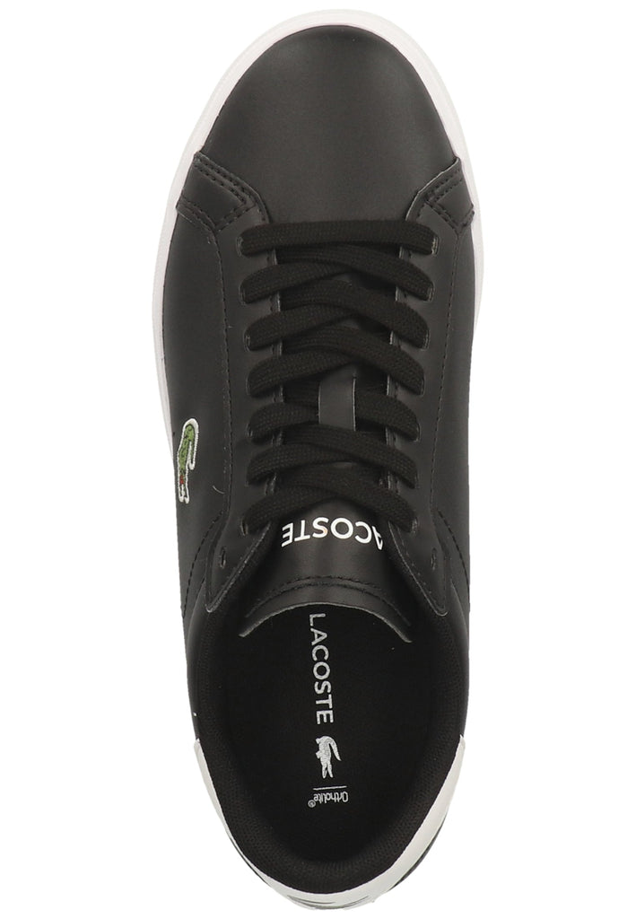 Lacoste Sneaker Leder Schwarz/Weiß