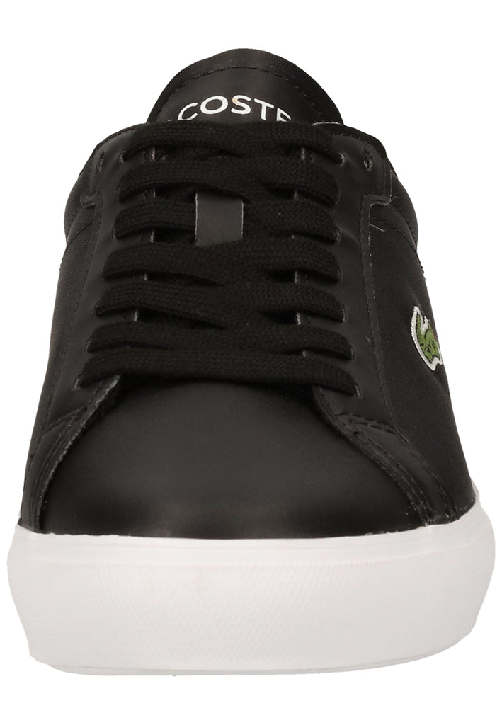 Lacoste Sneaker Leder Schwarz/Weiß