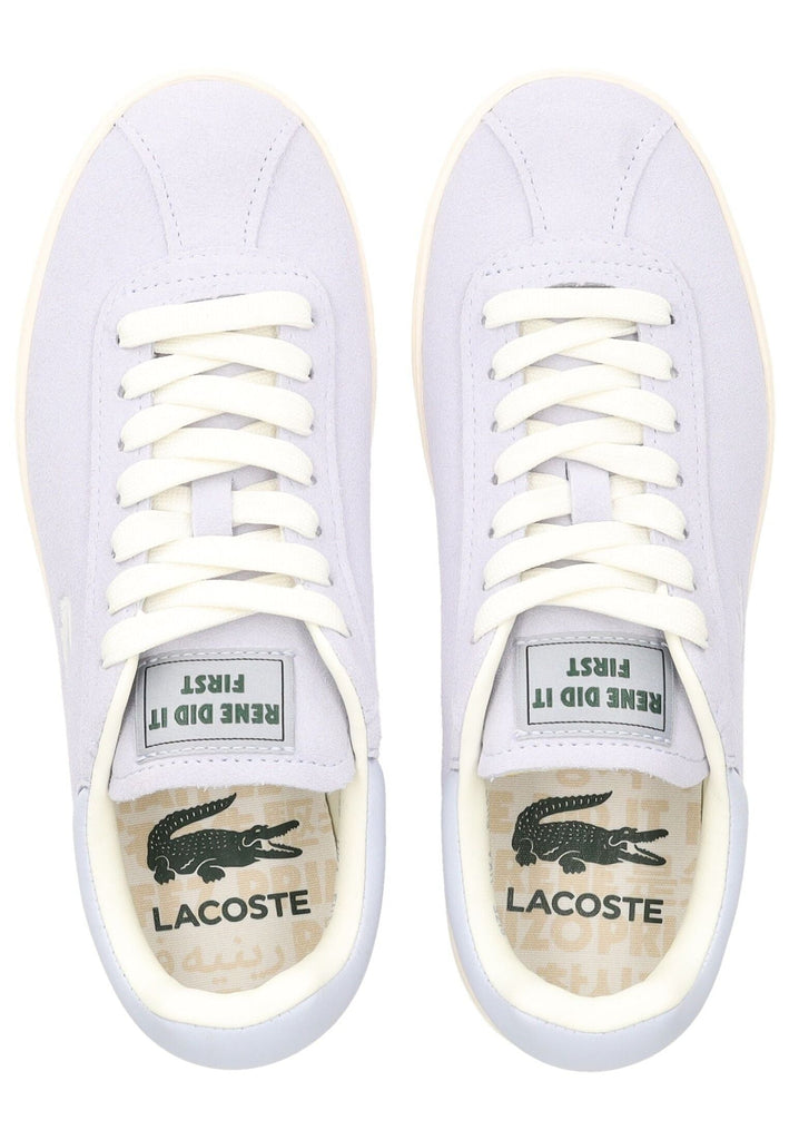 Lacoste Sneaker Leder/Synthetik Blau/Weiß